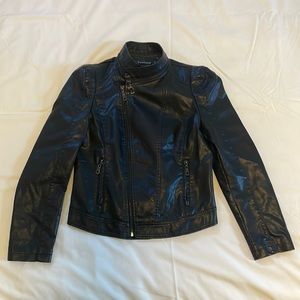 Womens Faux Leather Jacket